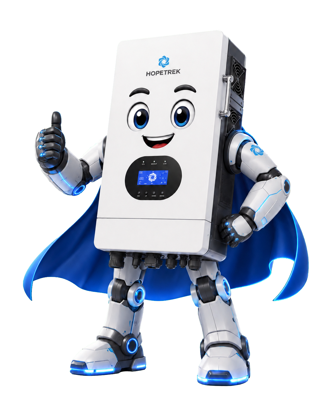 HopeTrek energy mascot
